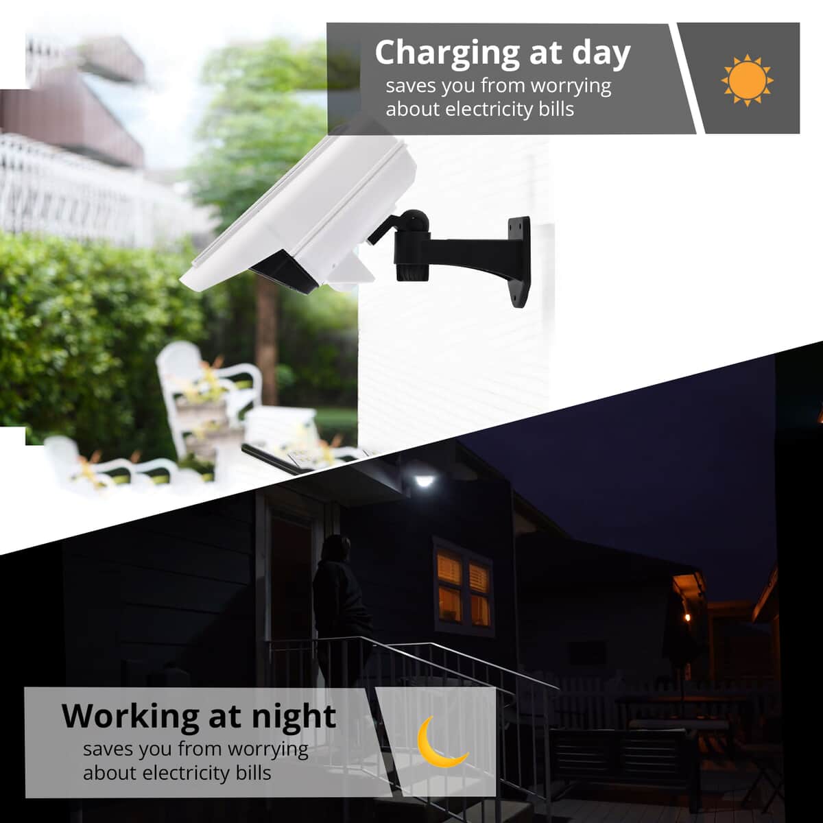 White Camera Design LED Solar Street Light image number 5