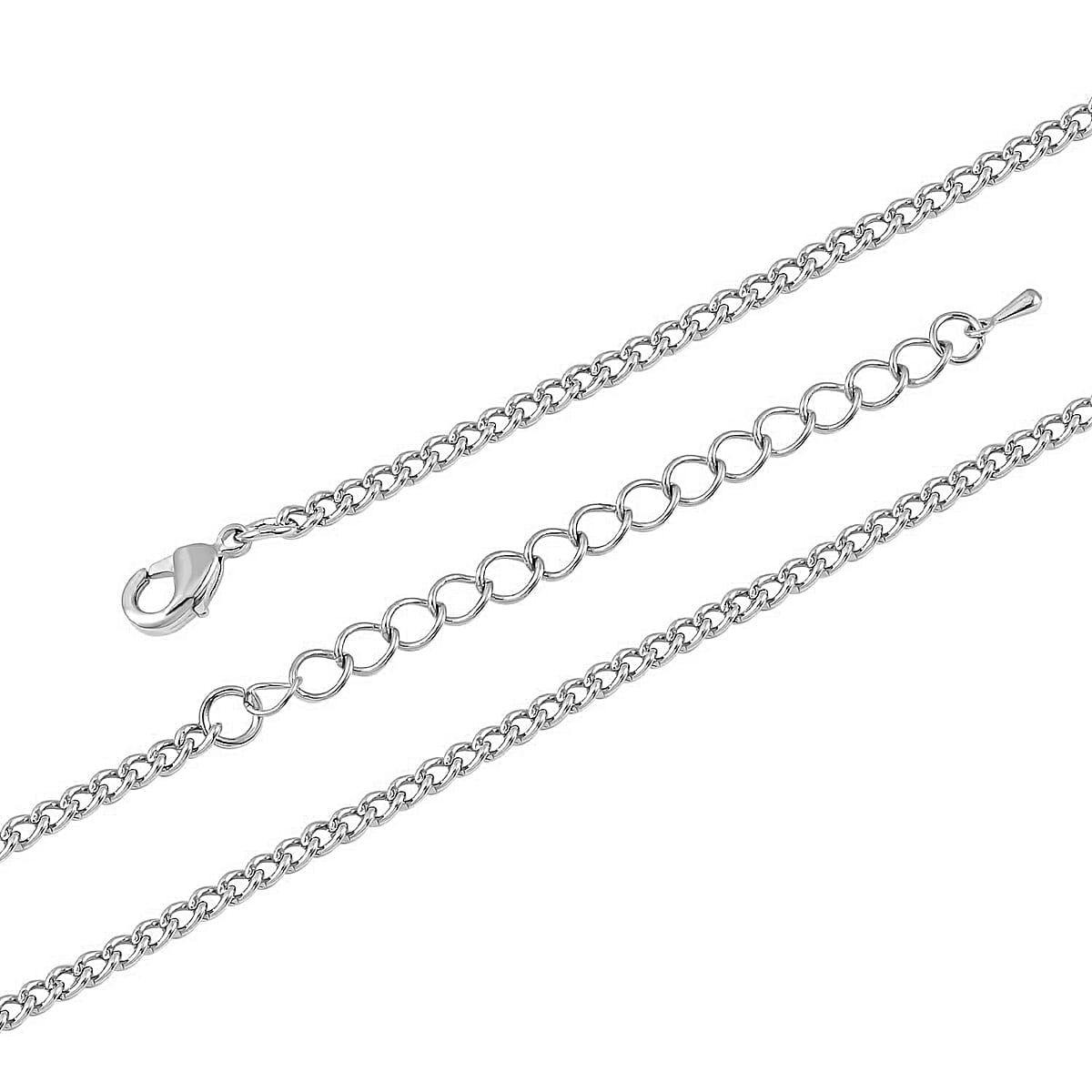 Multi Color Austrian Crystal Teddy Bear Pendant Necklace 29 Inches in Silvertone image number 4