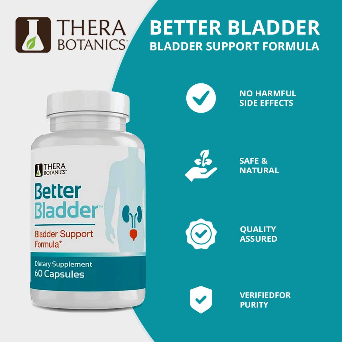 Better Bladder Control Supplement for Women and Men , Women's Bladder Control Supplements , Vital Health Supplements , Bladder Support Supplements image number 1
