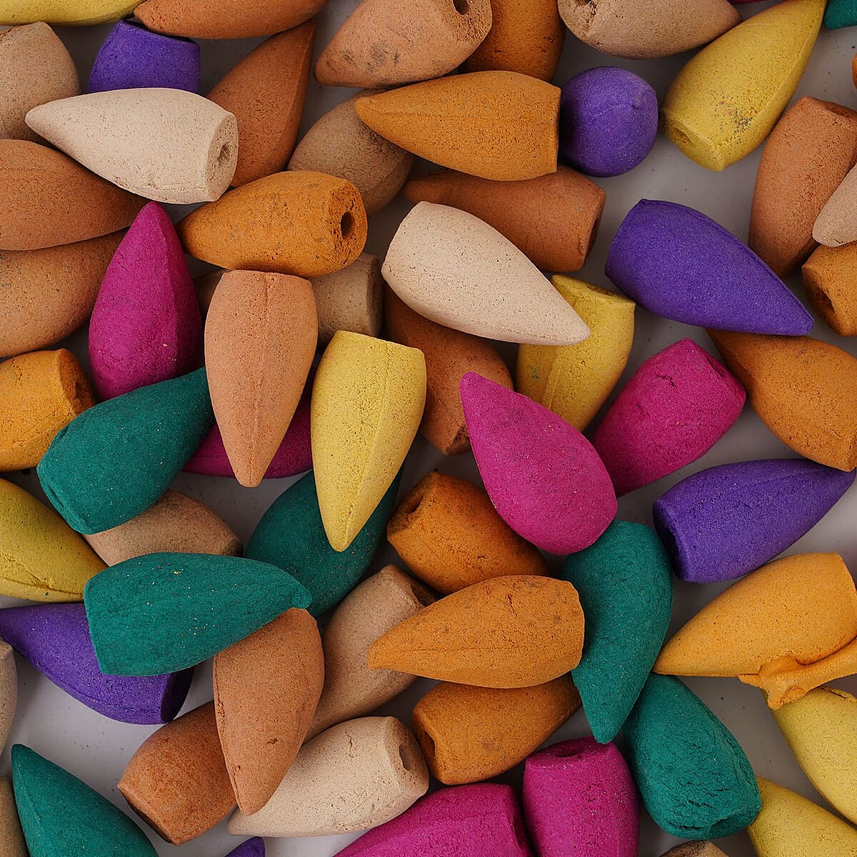 Black Ceramic Backflow Incense Holder Incense Burner Waterfall with 60 Backflow Incense Cones, 30 Incense Stick, 1p Tweezer and Base image number 7