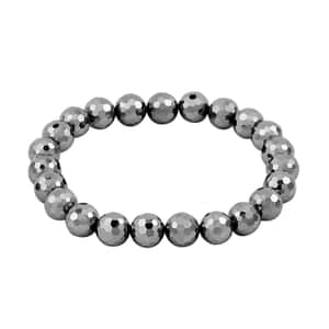 Terahertz Bracelet, Faceted Beaded Bracelet, Stretch Bracelet 73.50 ctw