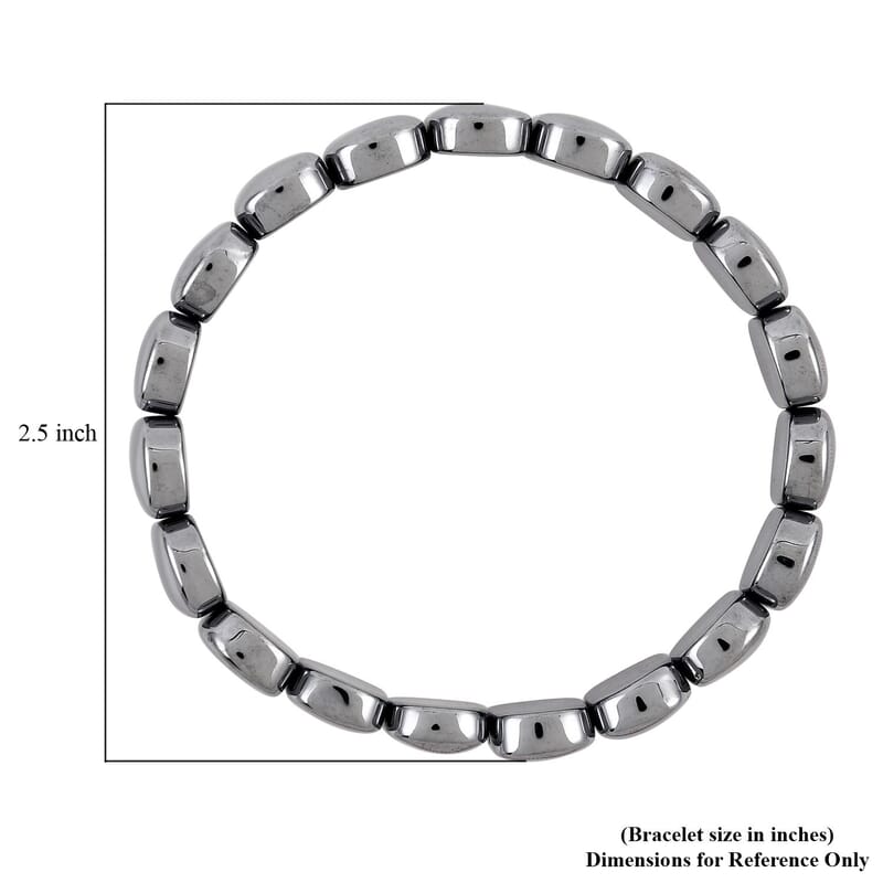  Terahertz 117.00 ctw Block Stretchable Bracelet