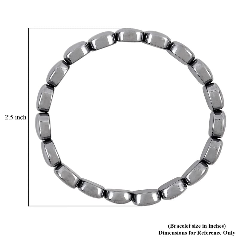  Terahertz 117.00 ctw Block Stretchable Bracelet
