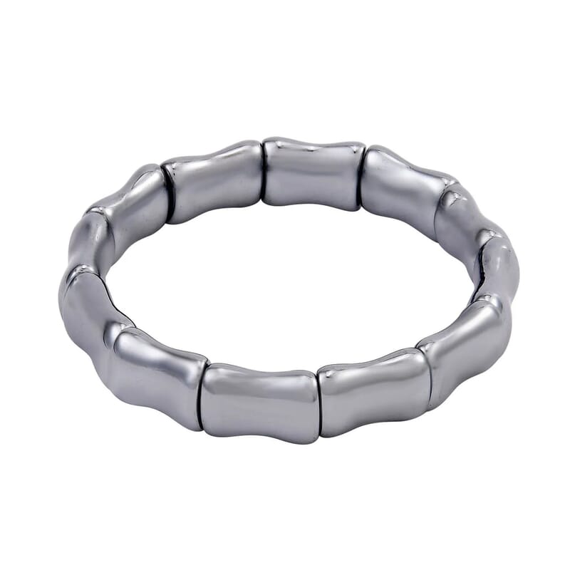 Terahertz 123.00 ctw Bamboo Stretchable Bracelet