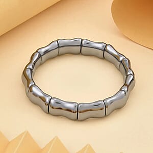 Doorbuster Terahertz 123.00 ctw Bamboo Stretchable Bracelet