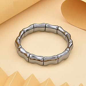 Doorbuster Terahertz 123.00 ctw Bamboo Stretchable Bracelet