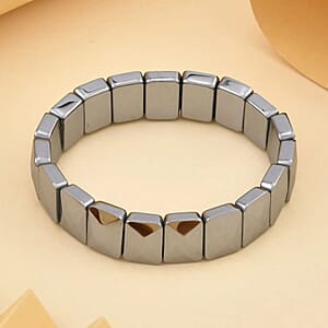  Terahertz 155.00 ctw Block Stretchable Bracelet
