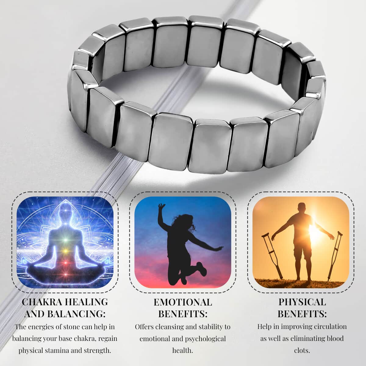 Terahertz 155.00 ctw Bracelet, Stretch Bracelet, Block Bracelet image number 2