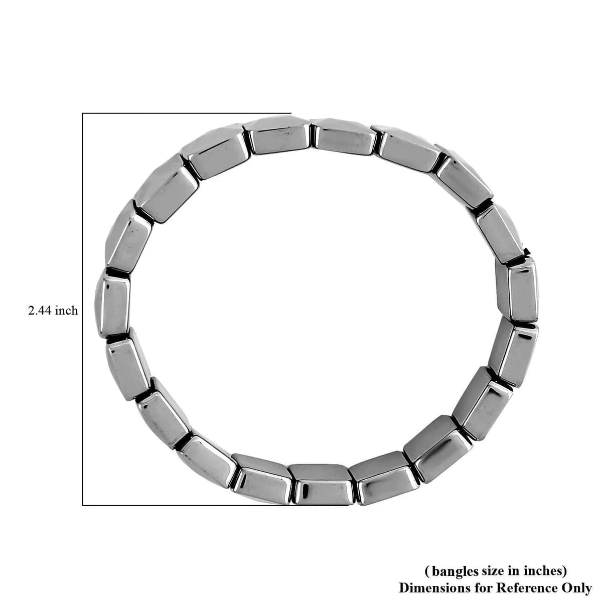 Terahertz 155.00 ctw Bracelet, Stretch Bracelet, Block Bracelet image number 4