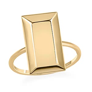 Luxoro Bar Ring in 10K Yellow Gold,Yellow Gold Ring, Gold Jewelry For Her 1.90 Grams