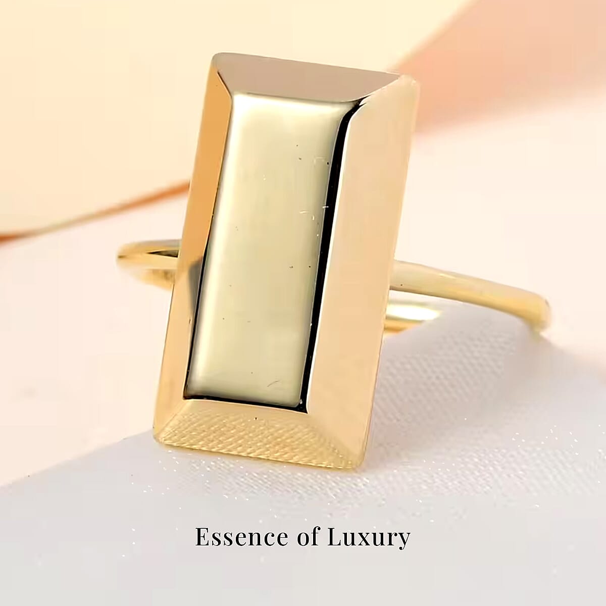 Luxoro Bar Ring in 10K Yellow Gold,Yellow Gold Ring, Gold Jewelry For Her 1.90 Grams image number 4