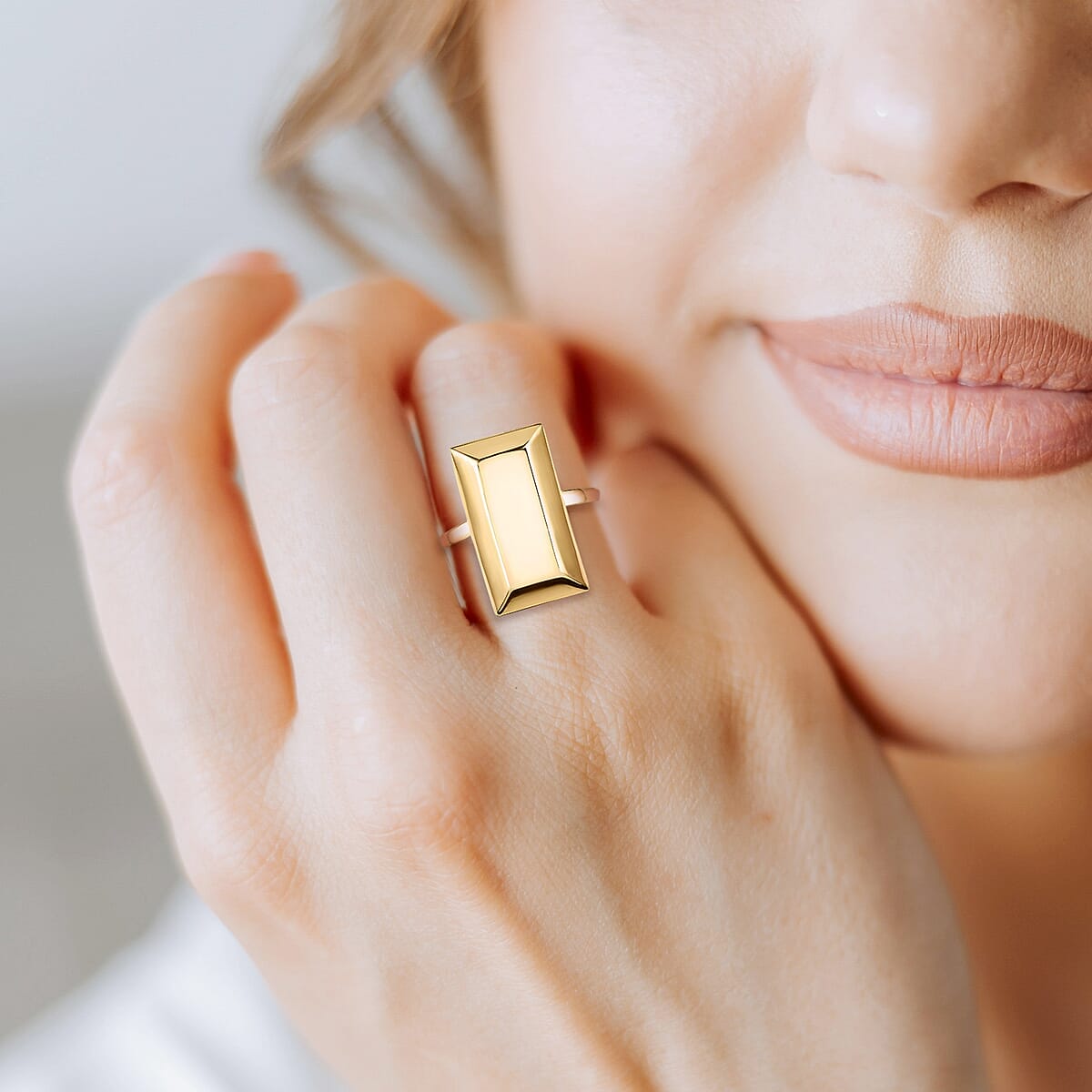 Luxoro Bar Ring in 10K Yellow Gold,Yellow Gold Ring, Gold Jewelry For Her 1.90 Grams (Size 9.0) image number 3