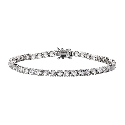 Brazilian Petalite Tennis Bracelet in Platinum Over Sterling Silver (7.25 In) 8.90 ctw