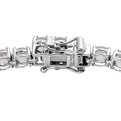 Brazilian Petalite Tennis Bracelet in Platinum Over Sterling Silver (7.25 In) 8.90 ctw