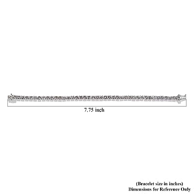 Brazilian Petalite Tennis Bracelet in Platinum Over Sterling Silver (7.25 In) 8.90 ctw