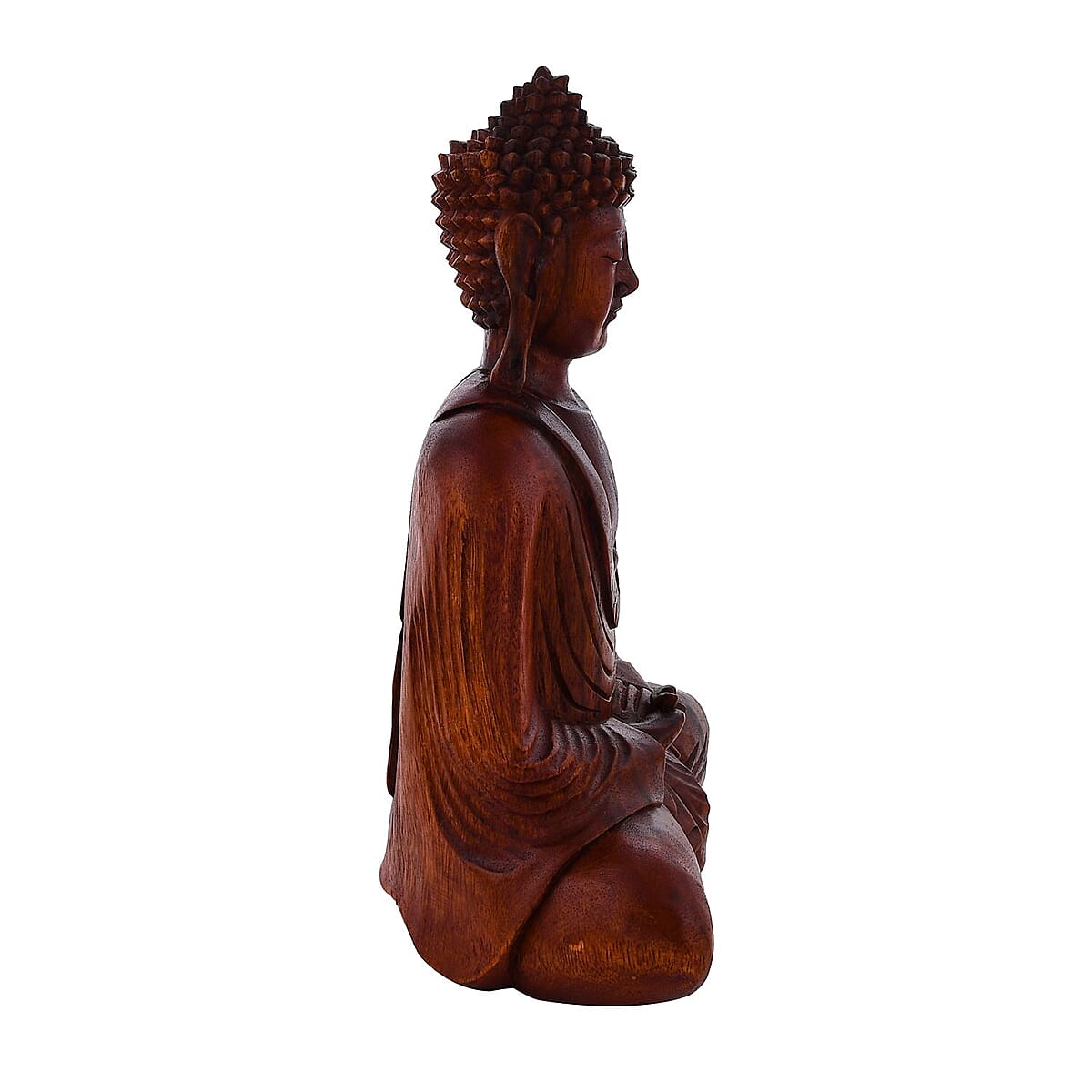 Wooden Buddha Sculpture image number 3