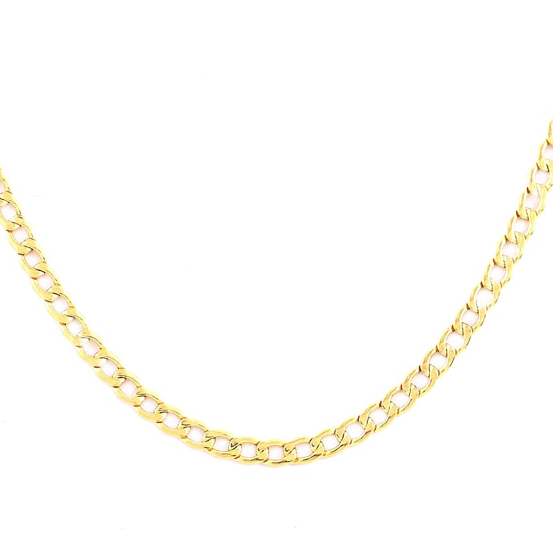 10K Yellow Gold 2mm Cuban Chain 18 Inches 1.60 Grams