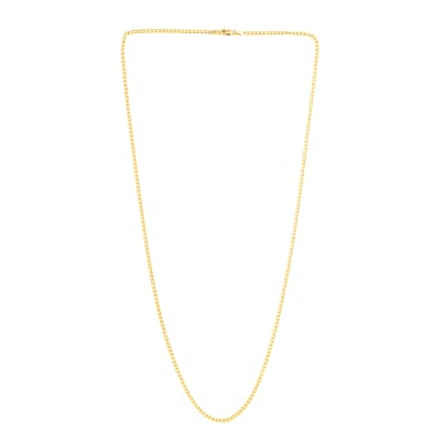 10K Yellow Gold 2mm Cuban Chain 18 Inches 1.60 Grams