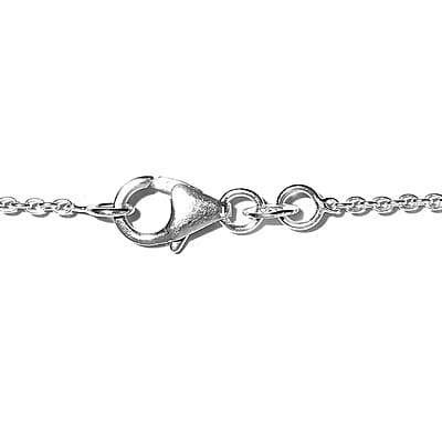 Amethyst 44.65 ctw Beaded Station Necklace in Sterling Silver 20 Inches