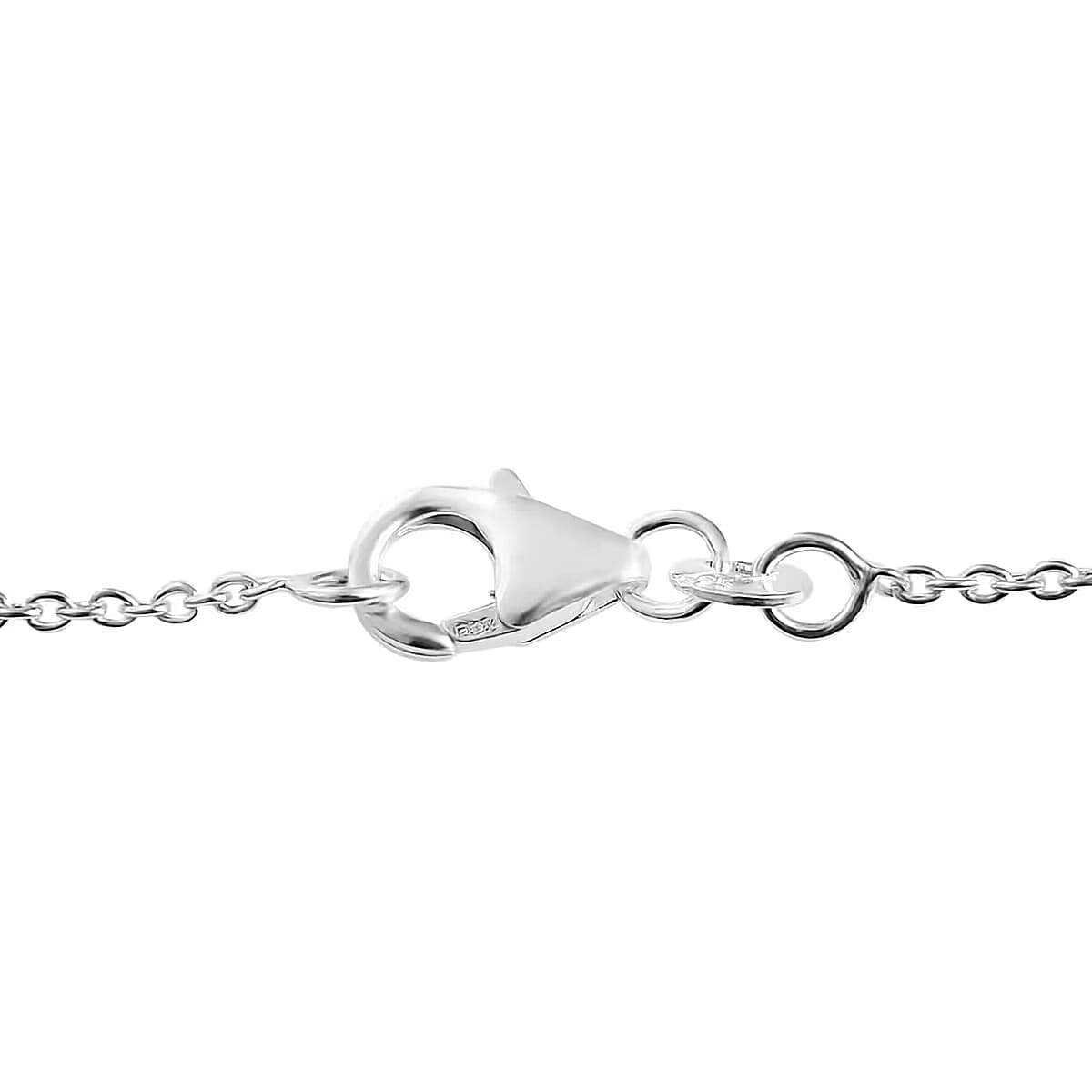 Shungite 33.60 ctw Beaded Station Necklace in Sterling Silver 20 Inches image number 7