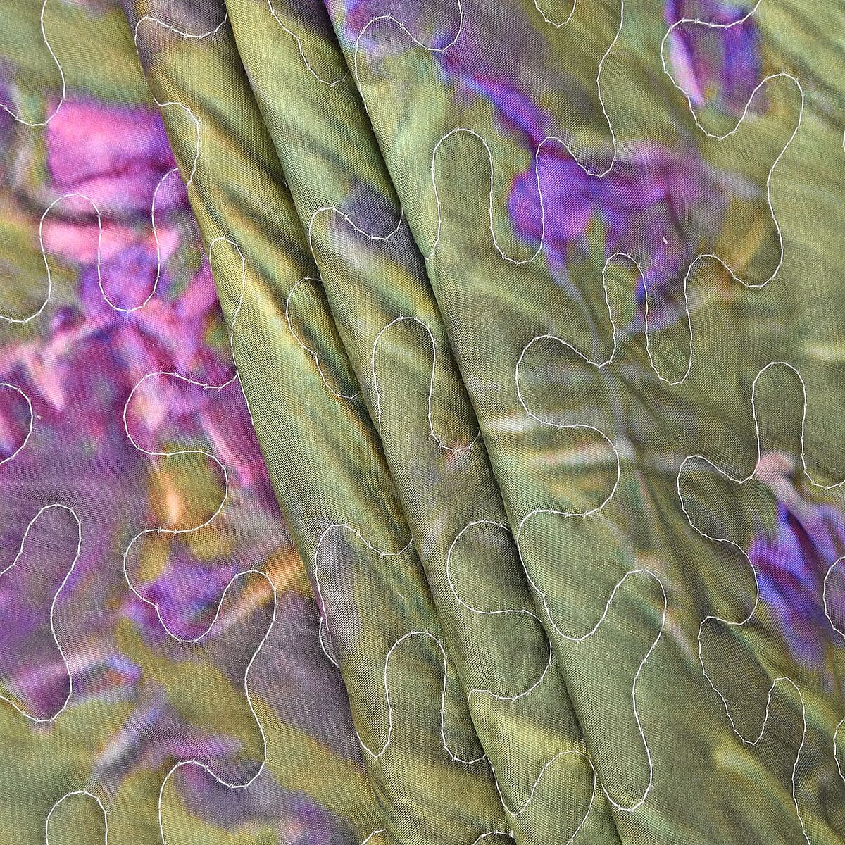 Homesmart Psalms 23 Green Digital Printed Microfiber Quilted Blanket image number 6