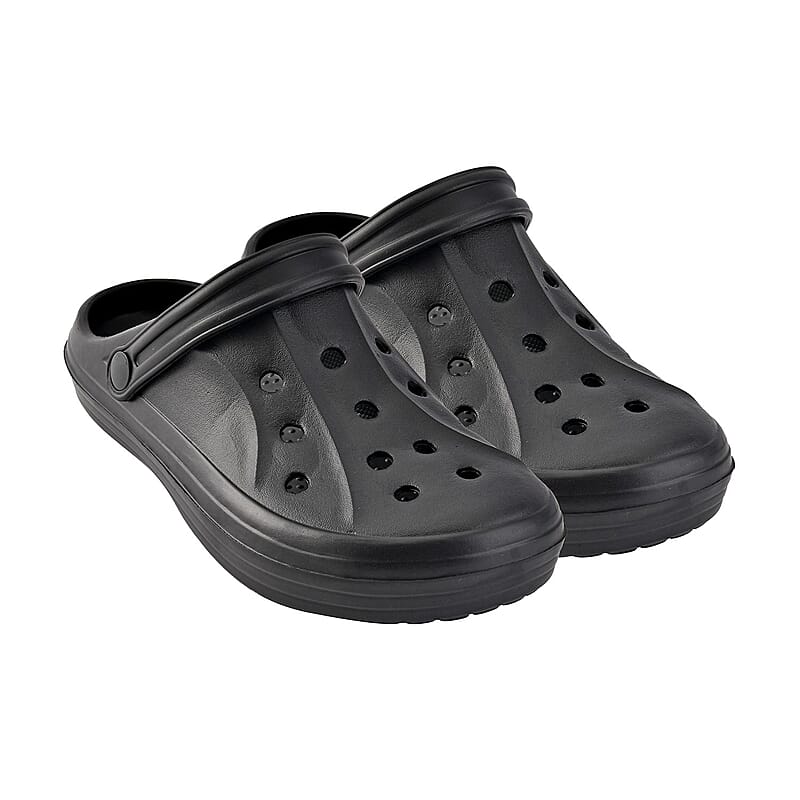 Black EVA Clogs - Size 7