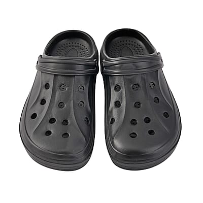Black EVA Clogs - Size 7