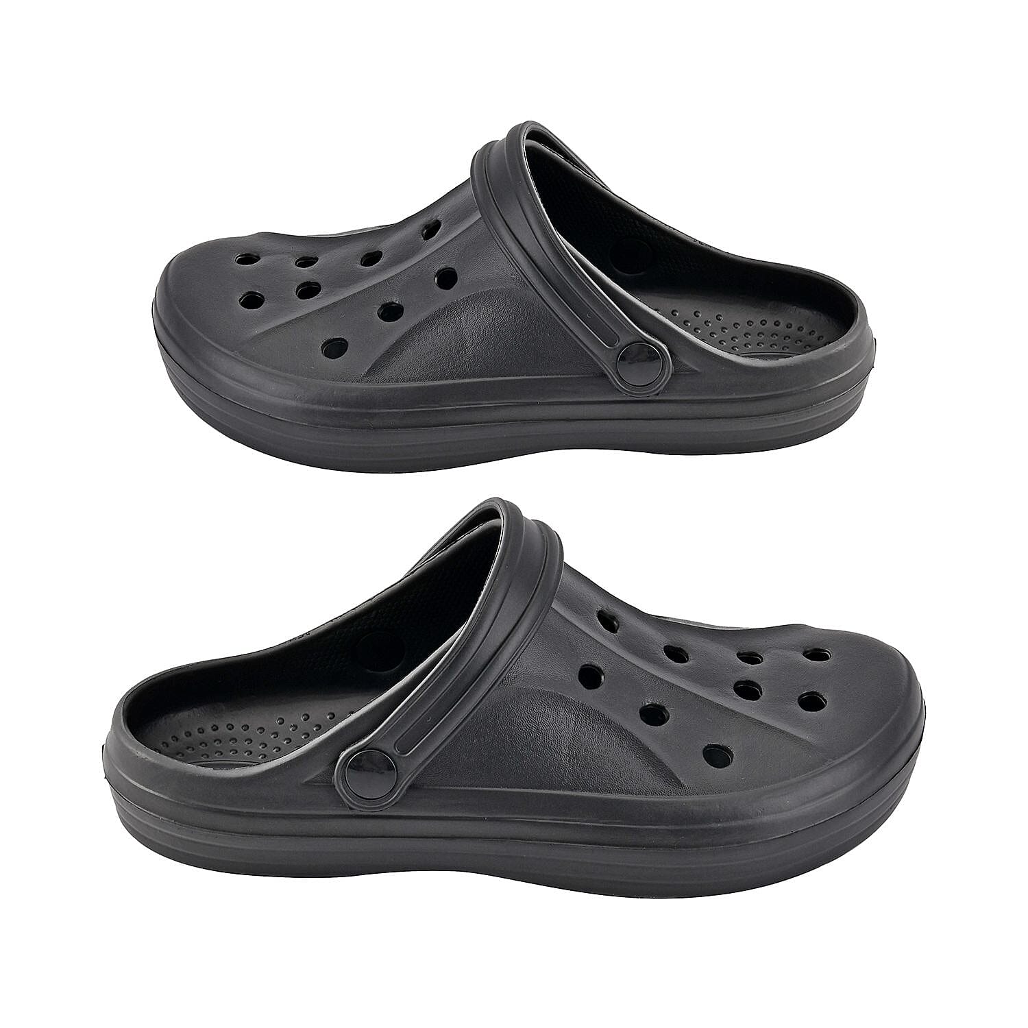 Black EVA Clogs - Size 7