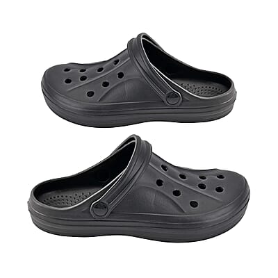 Black EVA Clogs - Size 7