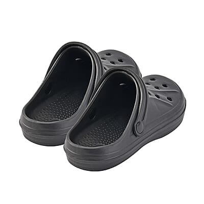 Black EVA Clogs - Size 7