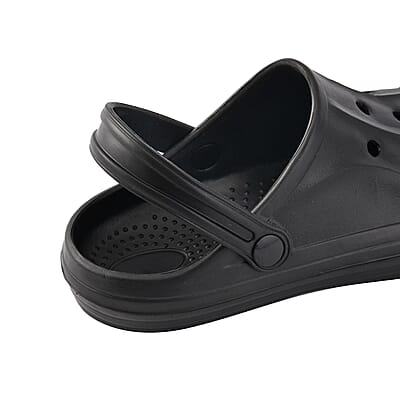 Black EVA Clogs - Size 7