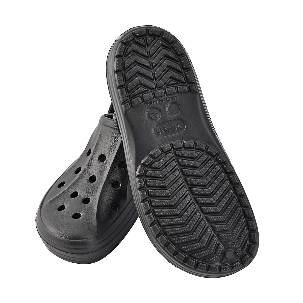 Black EVA Clogs - Size 9 image number 2