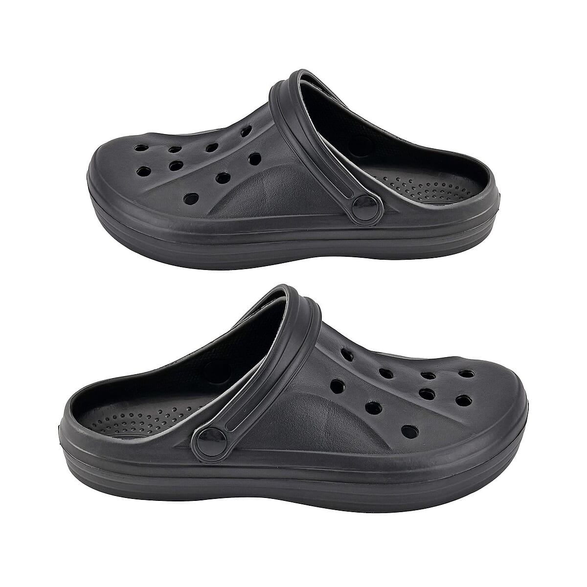 Black EVA Clogs - Size 9 image number 3