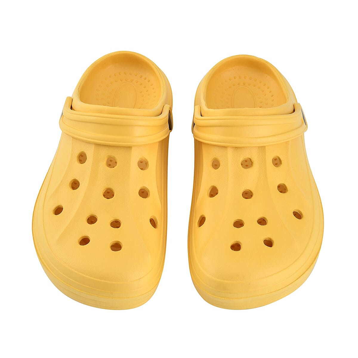 Yellow EVA Clogs - Size 8  image number 1