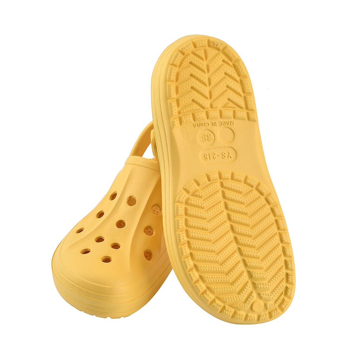 Yellow EVA Clogs - Size 8  image number 2