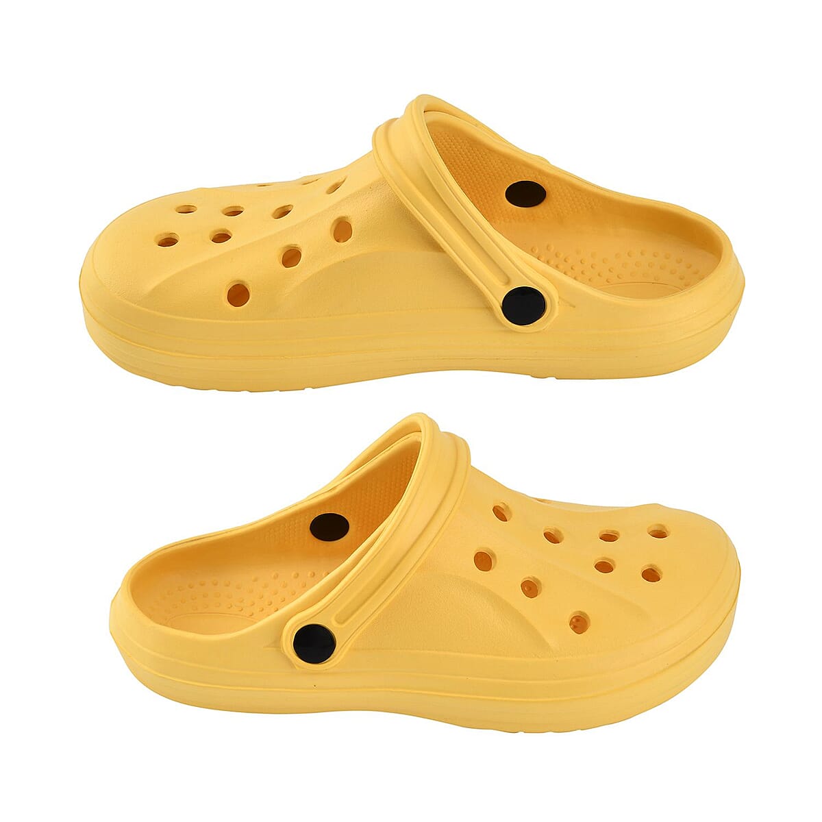 Yellow EVA Clogs - Size 8  image number 3