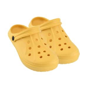 Yellow EVA Clogs - Size 9