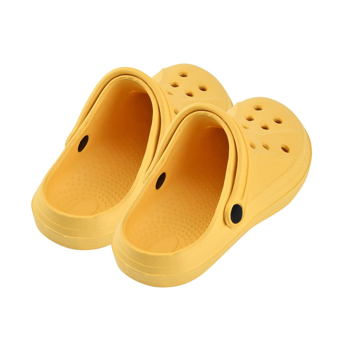 Yellow EVA Clogs - Size 10 image number 4