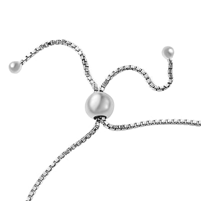 Elite Shungite Bolo Bracelet in Platinum Over Sterling Silver 12.25 ctw