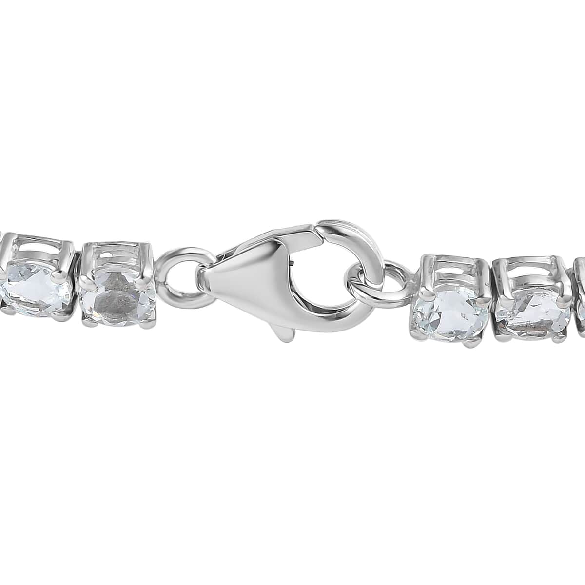 TLV Premium Brazilian Goshenite Tennis Bracelet in Platinum Over Sterling Silver (6.50 In) 9.65 ctw image number 3