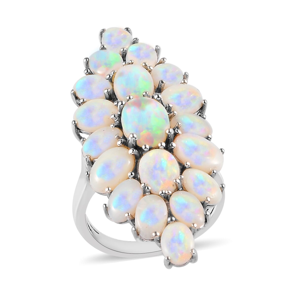 Natural australian opal on sale rings