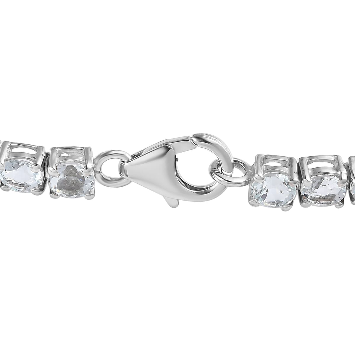 Premium Brazilian Goshenite Tennis Bracelet in Platinum Over Sterling Silver (7.25 In) 10.10 ctw image number 3