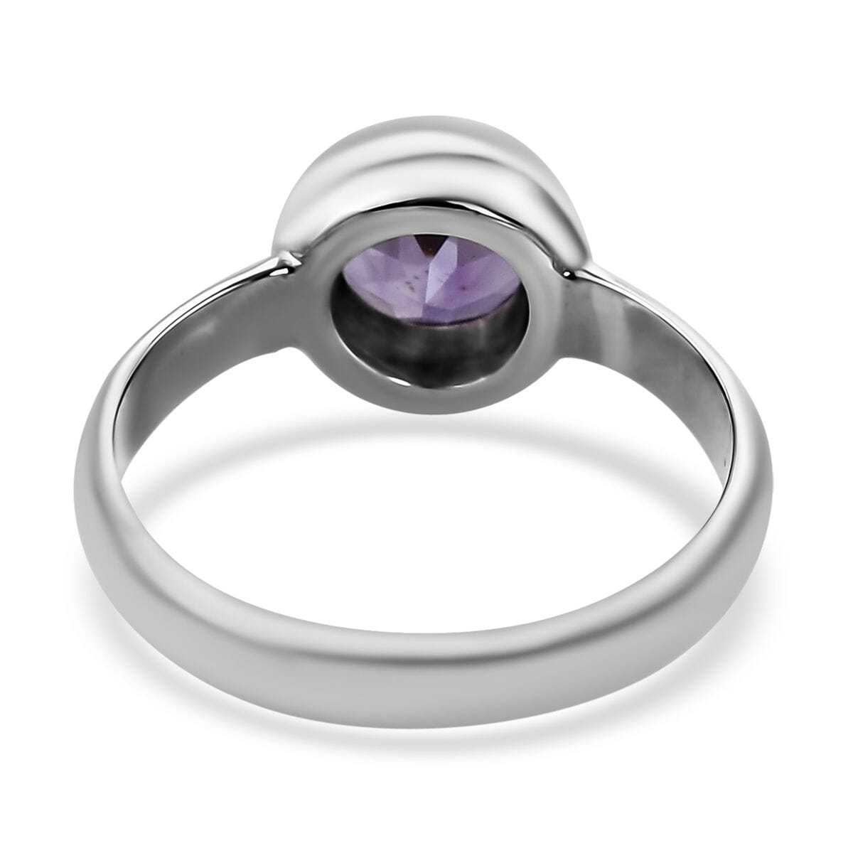 BALI LEGACY Amethyst Solitaire Ring in Sterling Silver 0.25 ctw image number 4