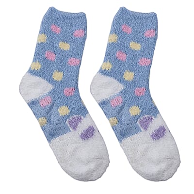 Set of 5 Pair Animal Pattern Jacquard Super Soft & Warm Plush Non-Slip Socks