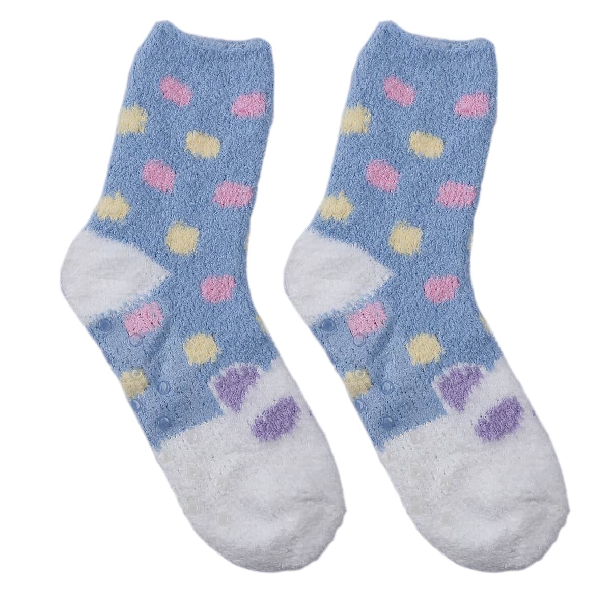 Set of 5 Pair Animal Pattern Jacquard Super Soft & Warm Plush Non-Slip Socks image number 5