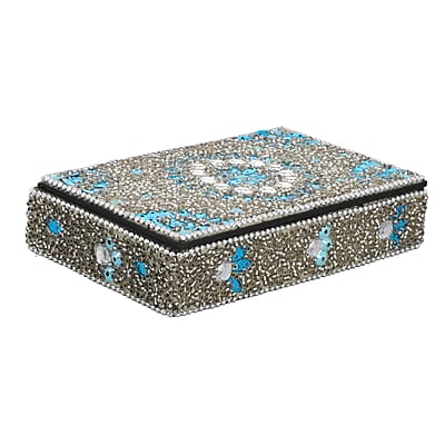 Set of 5 Multi Color Beaded Pen with Matching Storage Box