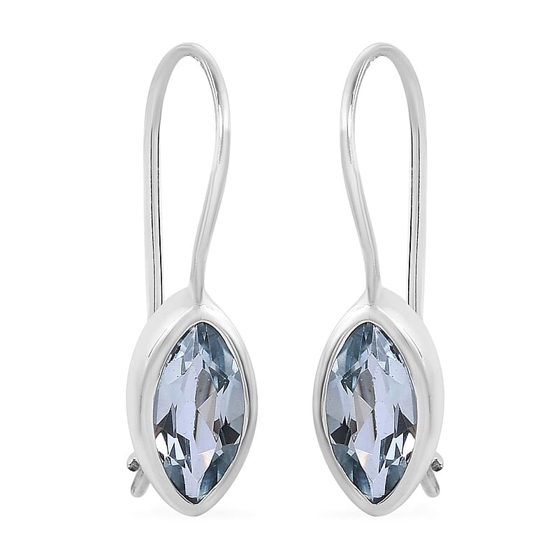 Bali Legacy Sky Blue Topaz Earrings in Sterling Silver 0.55 ctw