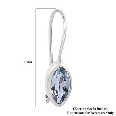 Bali Legacy Sky Blue Topaz Earrings in Sterling Silver 0.55 ctw