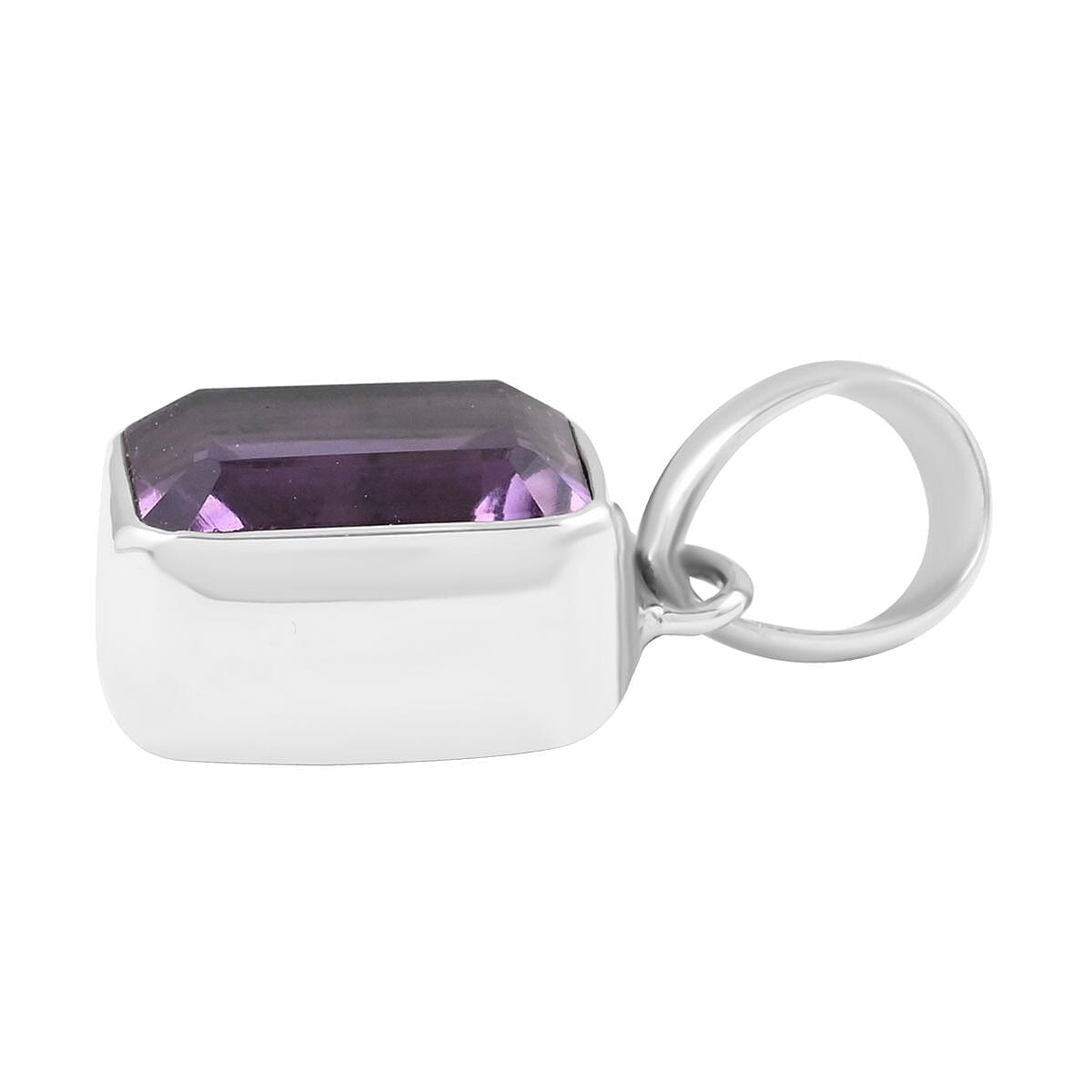 Bali Legacy Amethyst Pendant in Sterling Silver 0.65 ctw image number 2