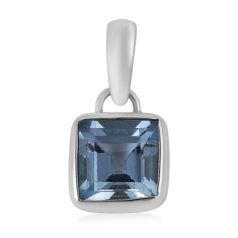 Bali Legacy Sky Blue Topaz Pendant in Sterling Silver 0.65 ctw